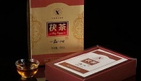 湘益茯茶湘益2013年湖南安化黑茶一品·心世博名茶茯砖茯砖茶黑毛茶 400g2012年