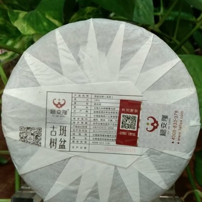 云南普洱茶 2016年 福安隆 班盆古树 200克 生茶