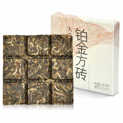 铂金方砖普洱茶