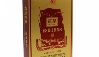 湘益茯茶湘益茯茶安化黑茶湖南特产经典1958茯砖茶2014年世博茶 900g2015年