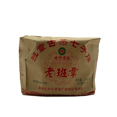 2012年七彩老班章普洱生茶357g/饼
