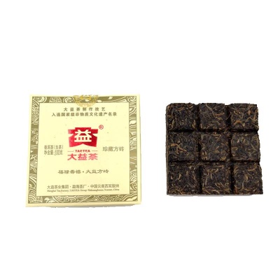 2011年勐海茶厂福禄寿喜方砖100g一片