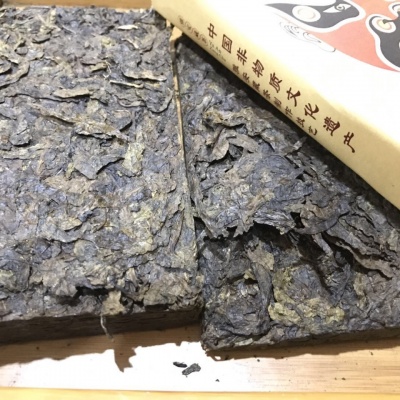 雅安藏茶400克特制川谱康砖