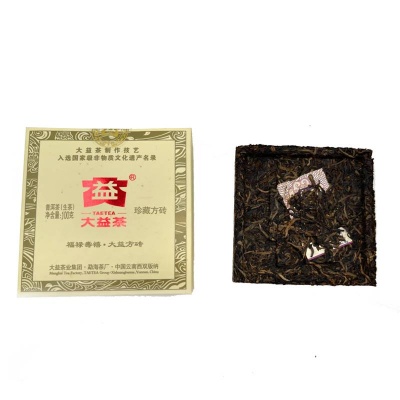 2011年勐海茶厂福禄寿喜方砖100g一片