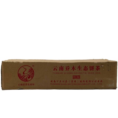 2012年下关乔木普洱生茶357g/饼